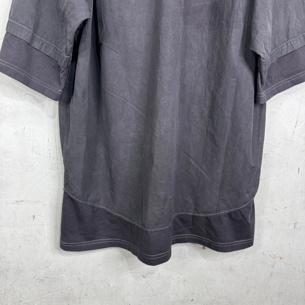 Balenciaga Campaign Layered Buttoned Shirt
