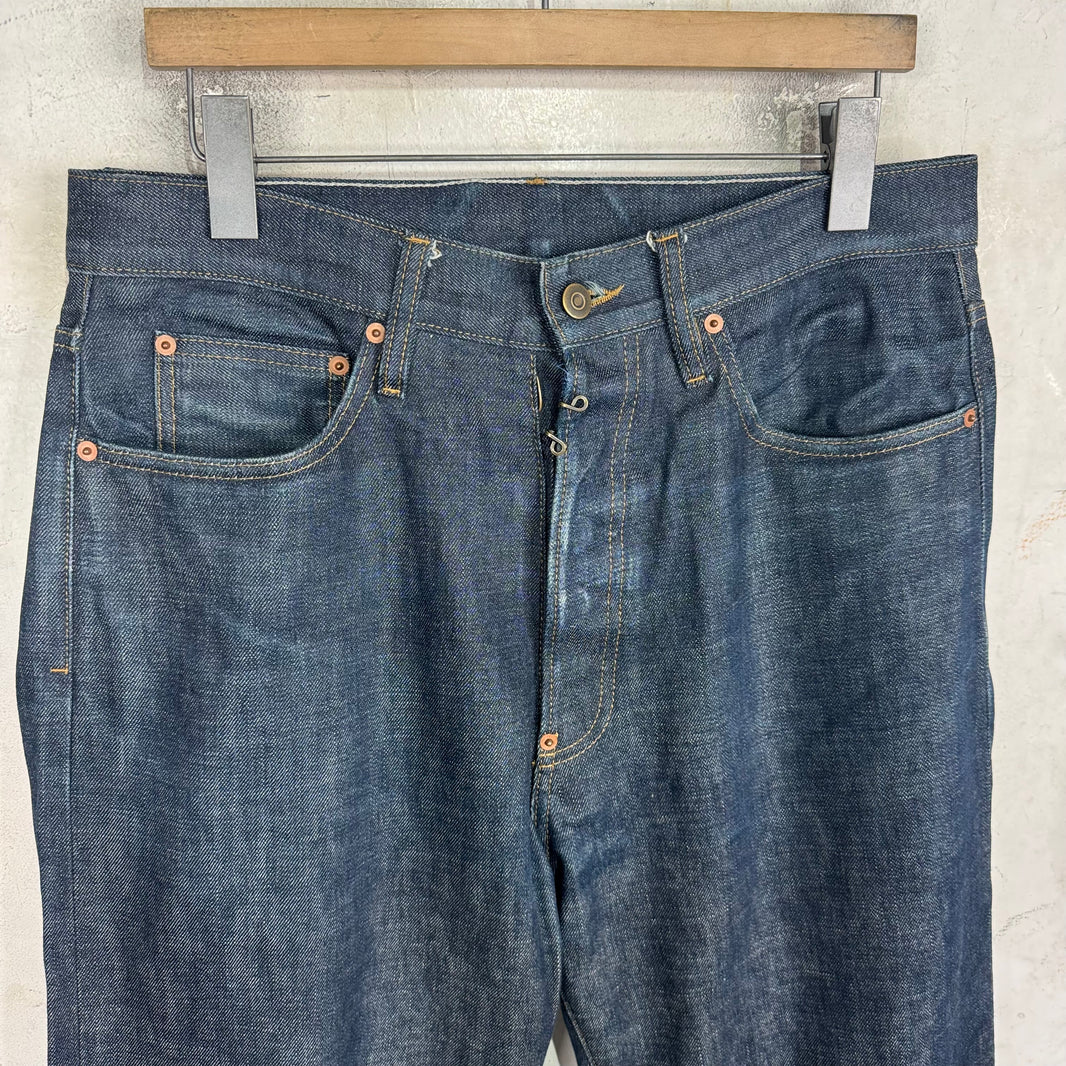 Margiela Coated Hem Selvedge Jeans