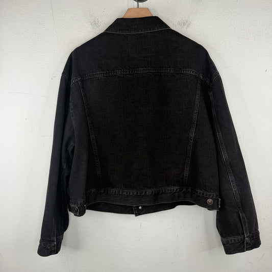Balenciaga Black Swing Denim Jacket