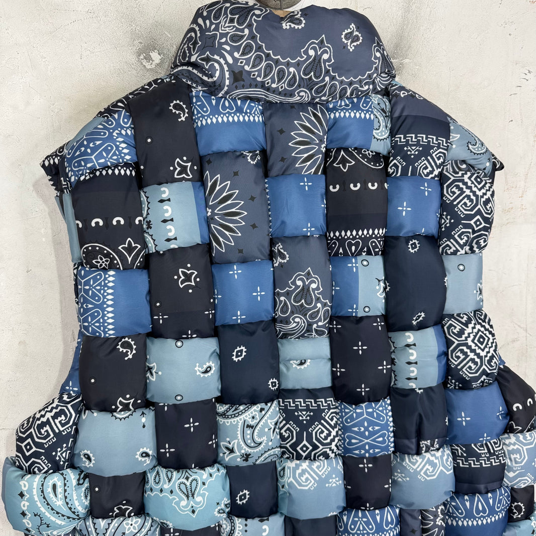Kapital Blue Keel Woven Vest