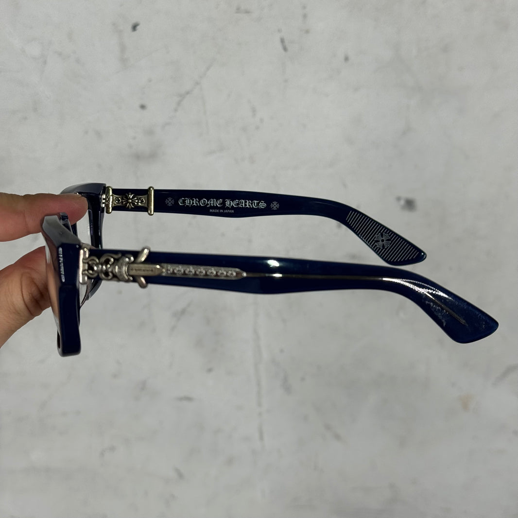 Chrome Hearts Blue Vagillionaire II Glasses