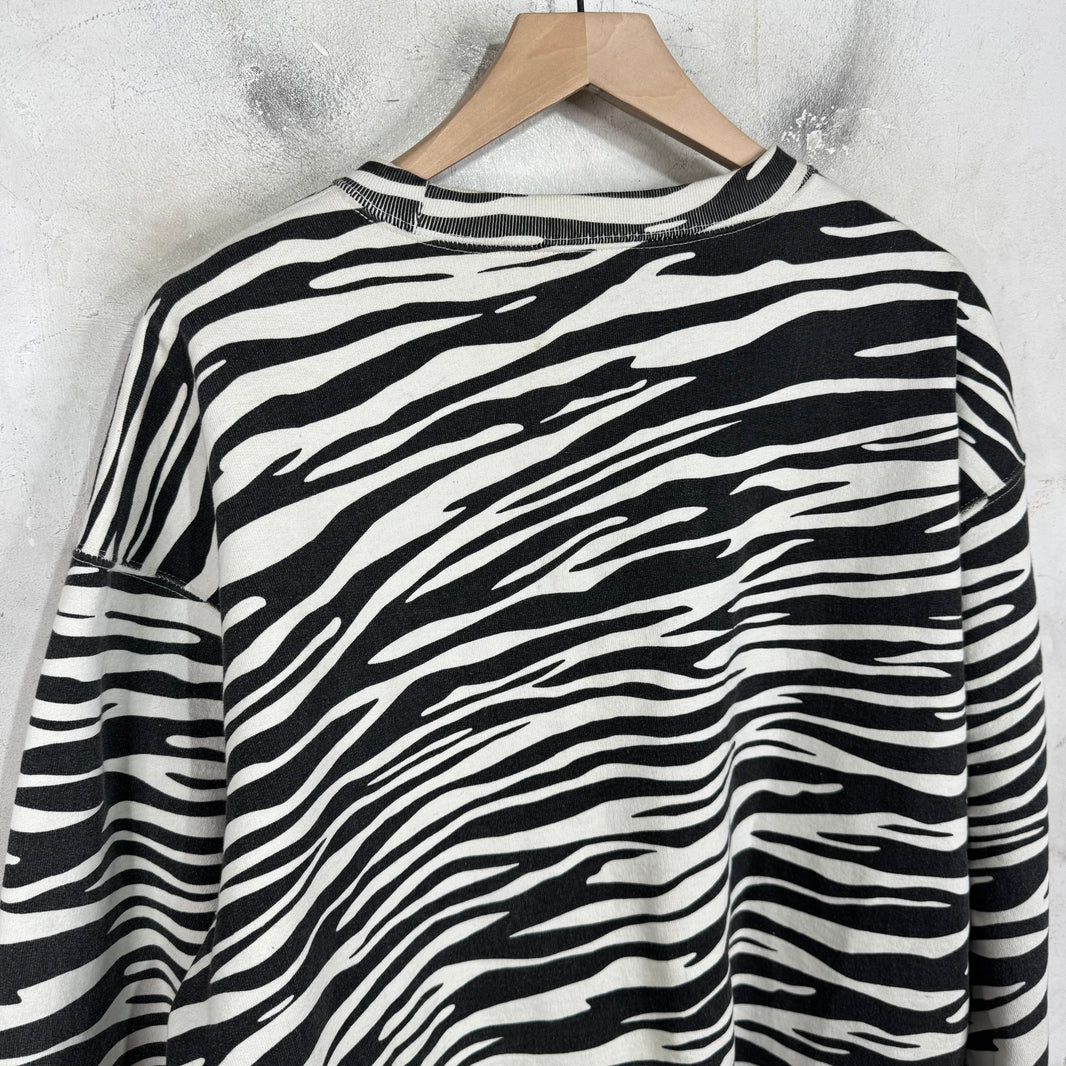 Supreme Zebra Box Logo Crewneck