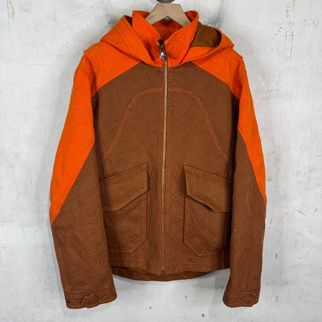 Louis Vuitton Orange Monogram Work Jacket