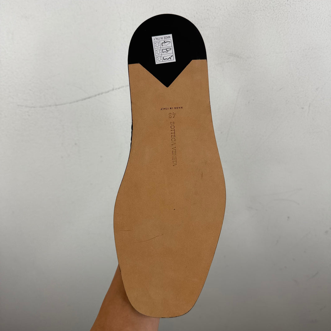 Bottega Veneta Intrecciato Leather Sunday Slippers