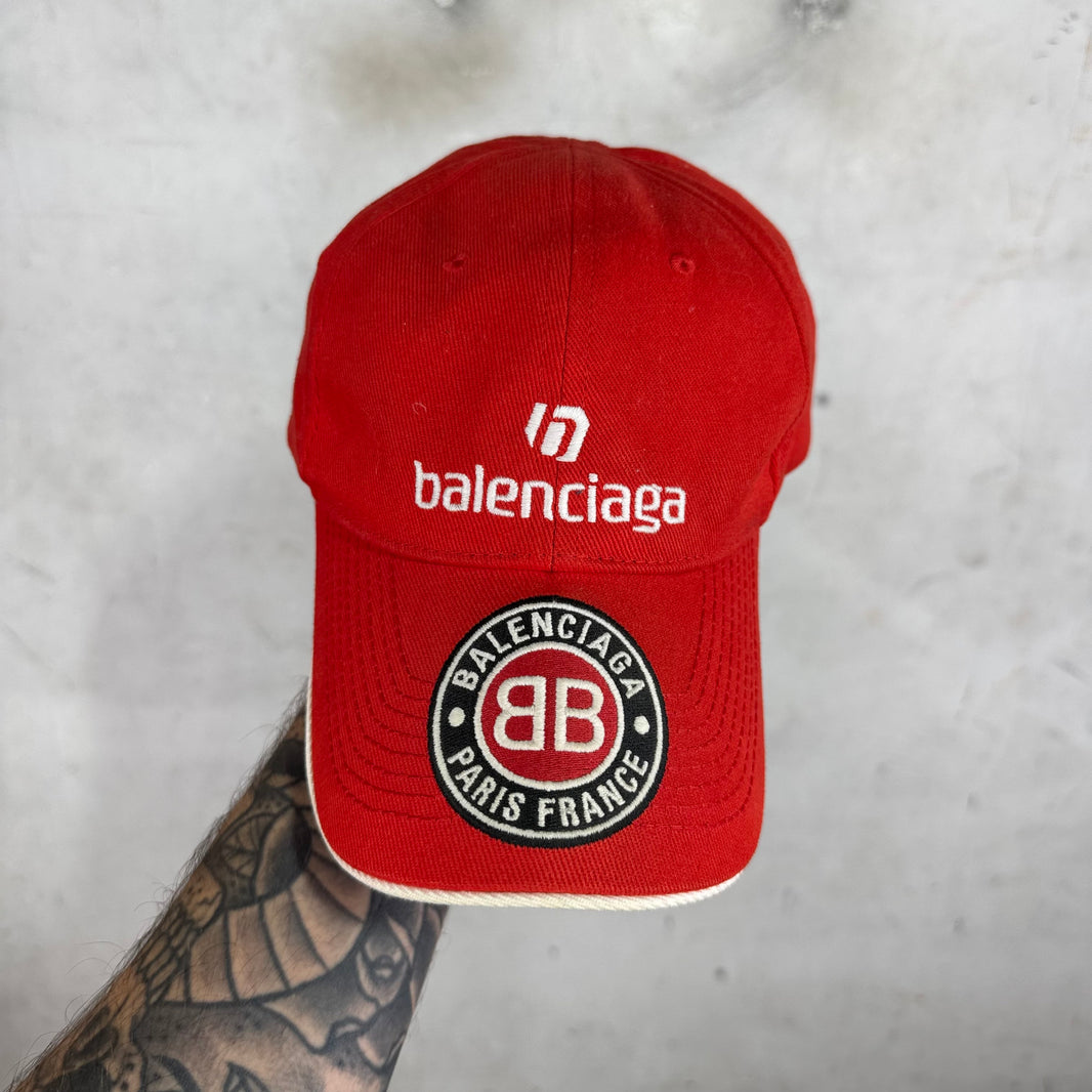 Balenciaga Spell-Out Crest Logo Hat
