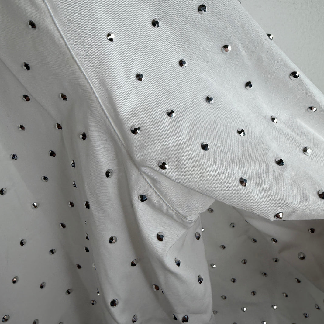 Prada Crystal Button Up LS Shirt
