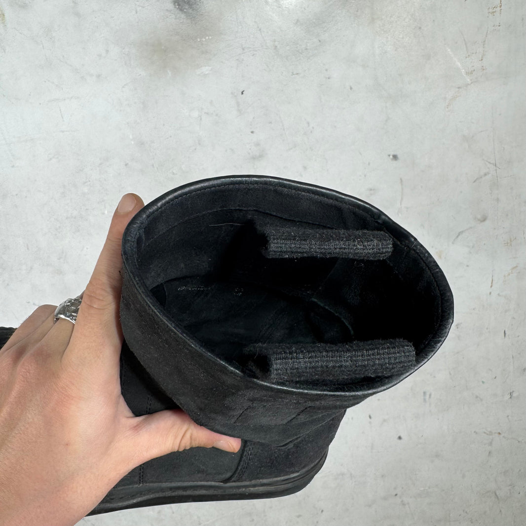 Rick Owens Suede Pull Boots