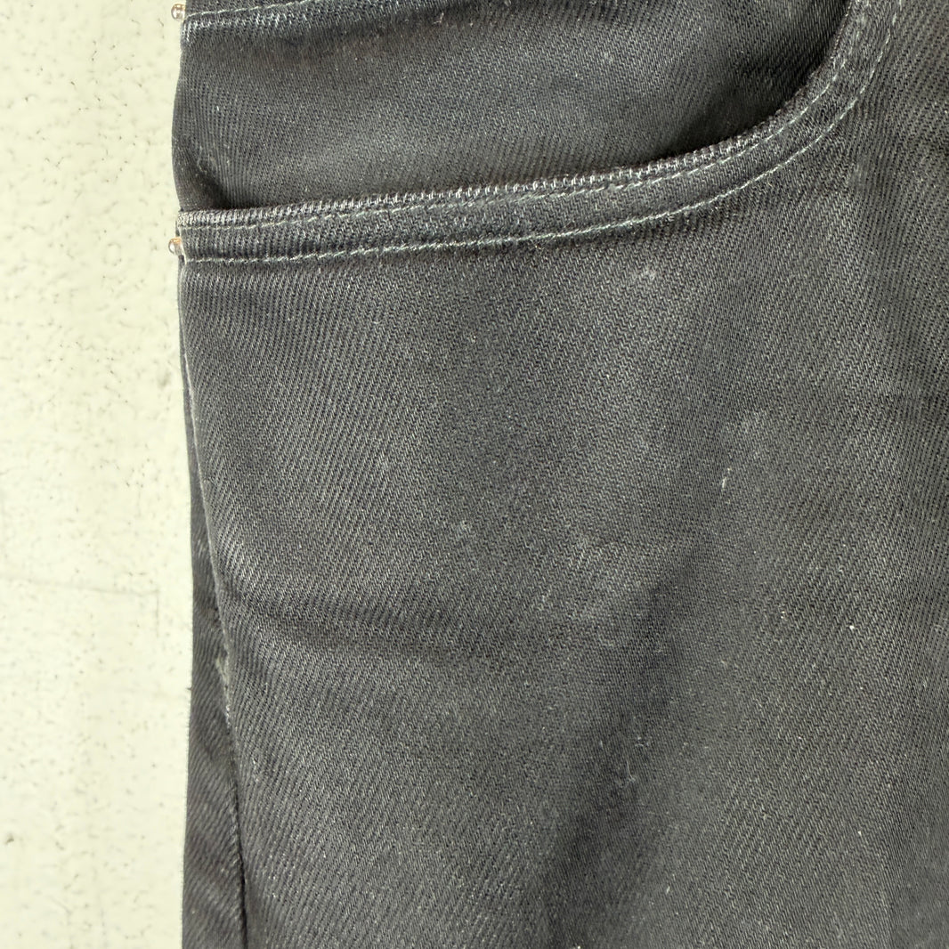 Bottega Veneta Black Washed Baggy Denim Jeans
