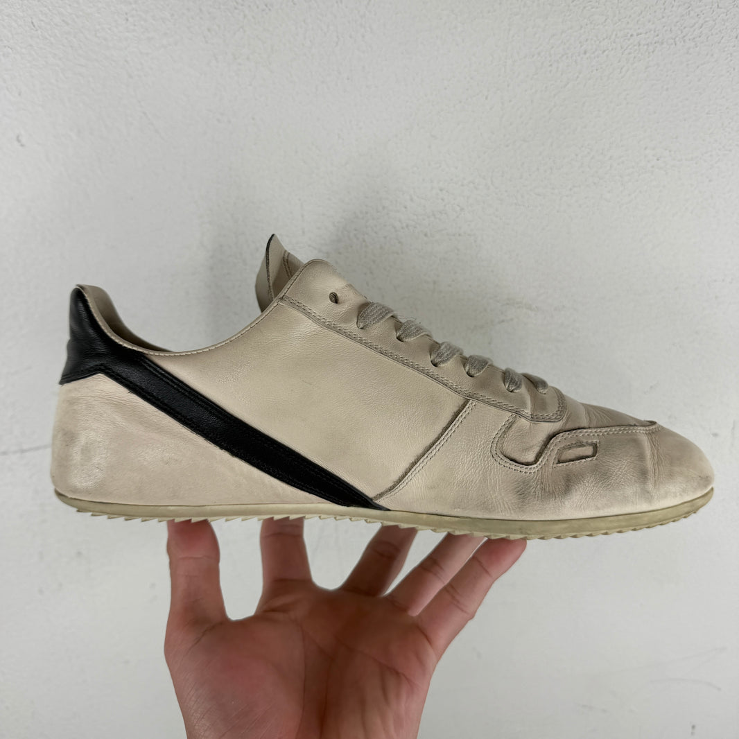 Rick Owens Milk Minimal Sneakers
