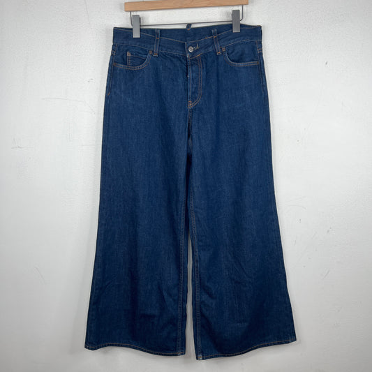 Acne Studios Blue Wide Leg Denim Jeans