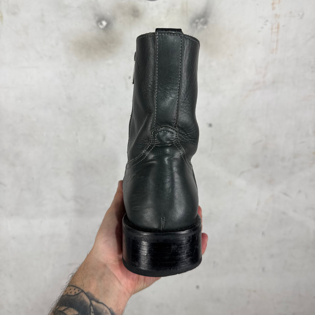 Acne Studios Silver Toe Boots