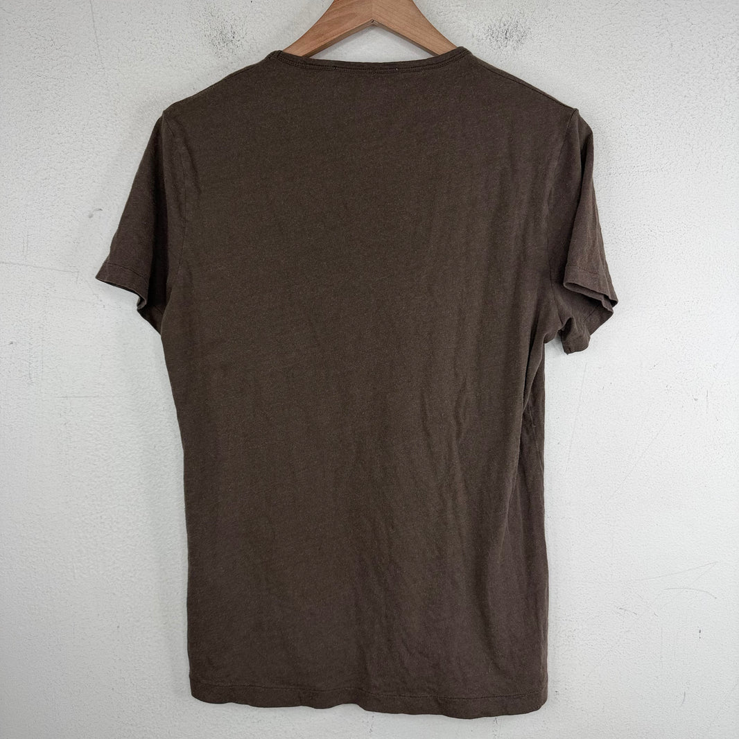 Our Legacy Brown U-Neck T-Shirt