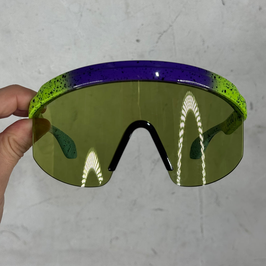 Gucci Gradient Splatter Shield Sunglasses