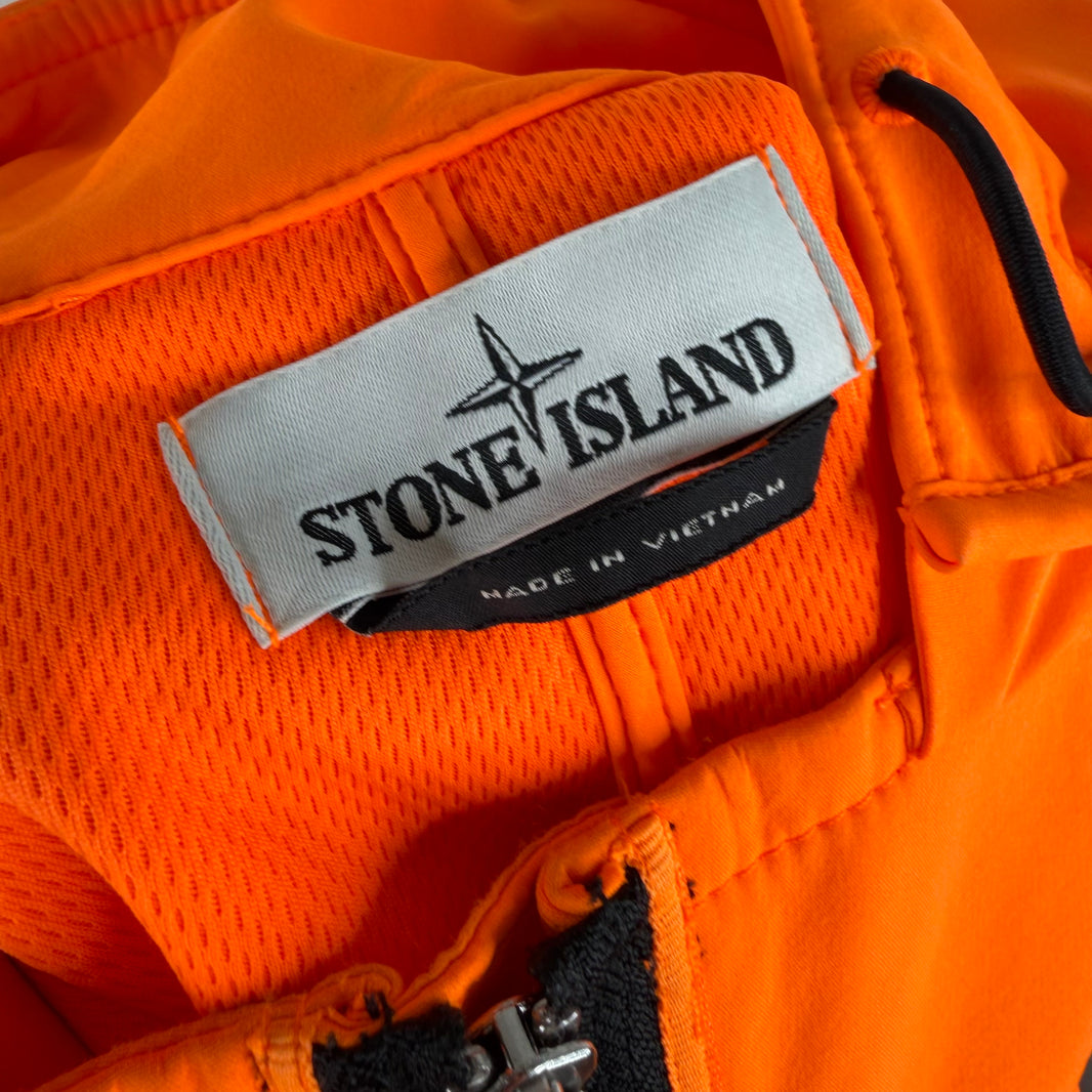 Stone Island Orange Hooded Track Jacket