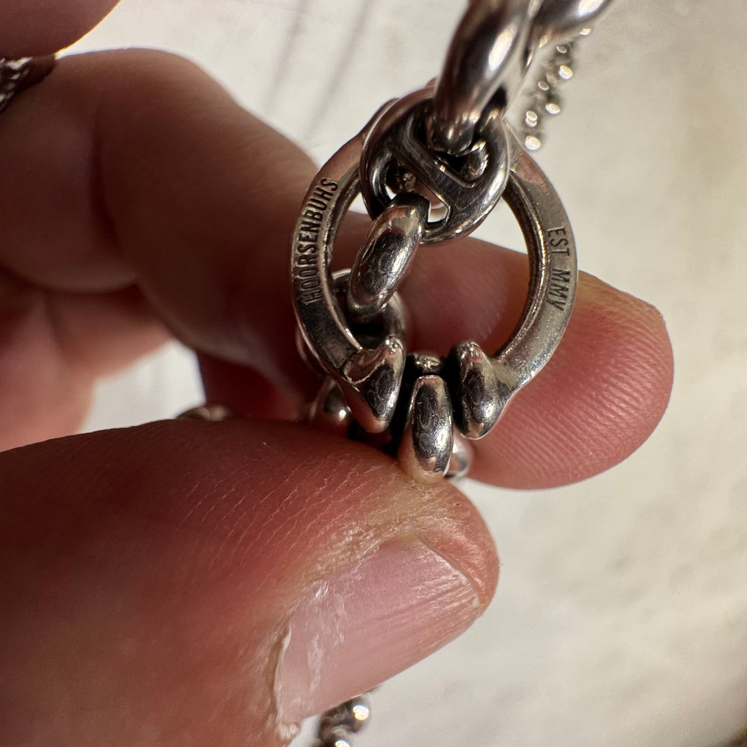 Hoorsenbuhs Open Link Diamond Clasp Necklace