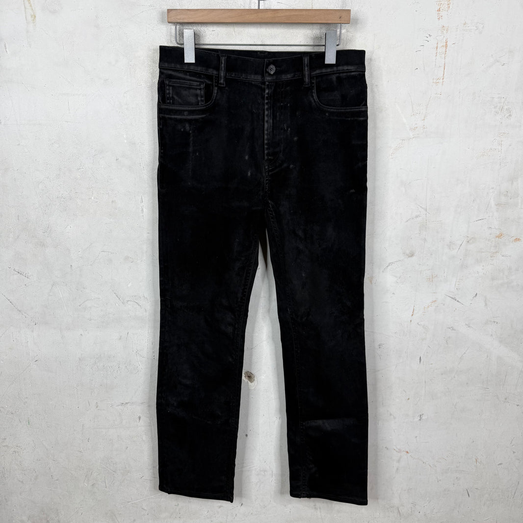 Prada Velvet Plaqued Jeans