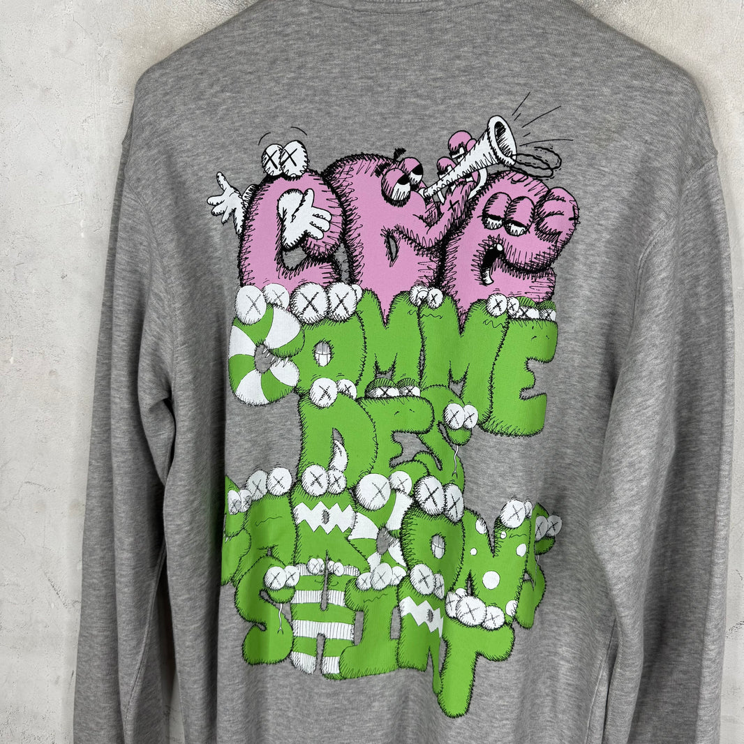 CDG x Kaws Zipped Sweatshirt