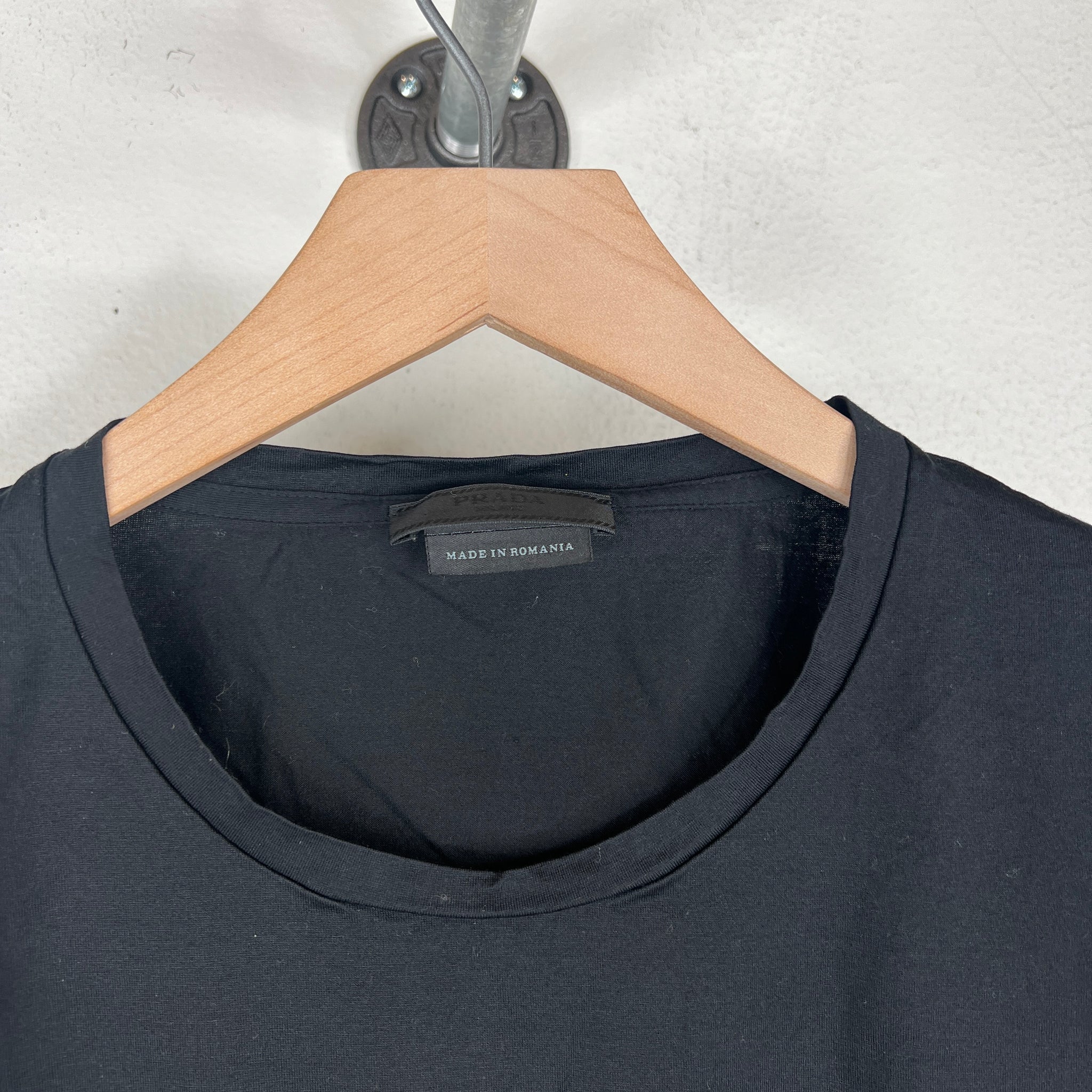 Prada Basic Black Pocket T-Shirt