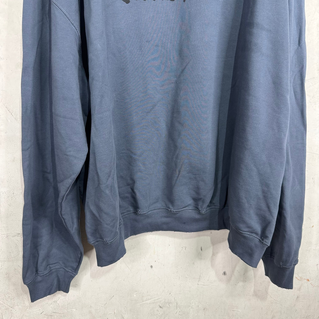 Balenciaga Navy Ink Blot Hoodie