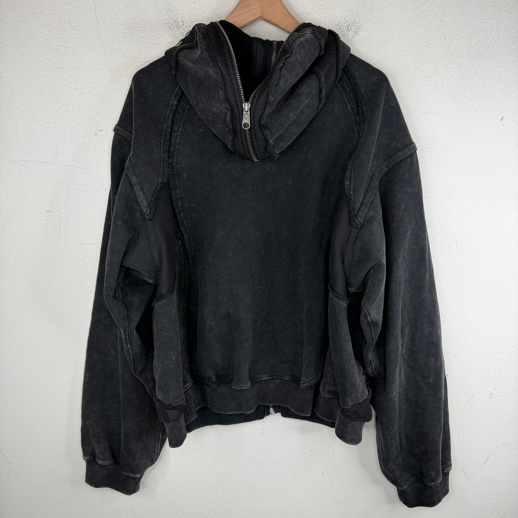 Adidas Thug Club Black Full Zip-Up Hoodie