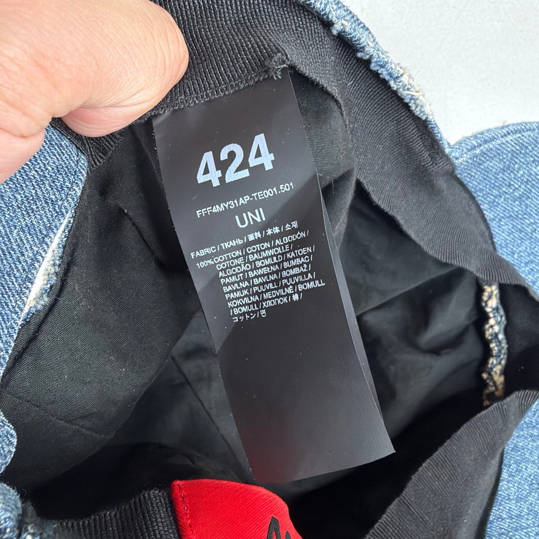 424 Denim Logo Hat