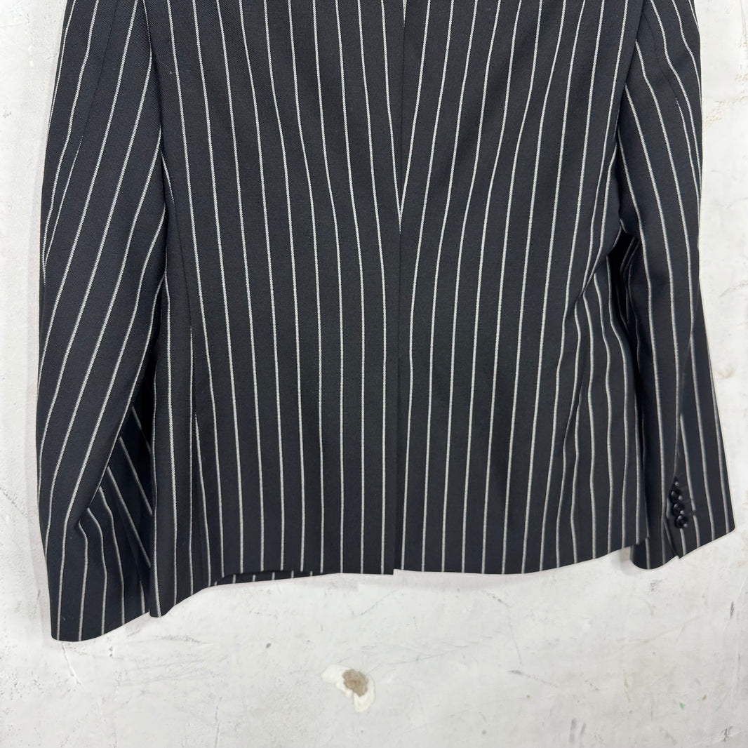 Celine Pinstripe Single Buttoned Blazer