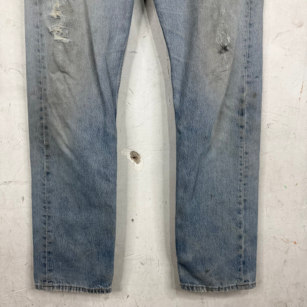 Vintage Levi's Lightwash Distressed 501 Jeans