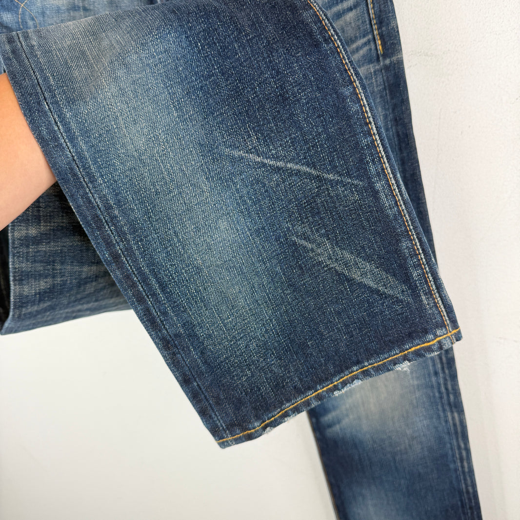 RRL Bootcut Whiskered Selvedge Jeans