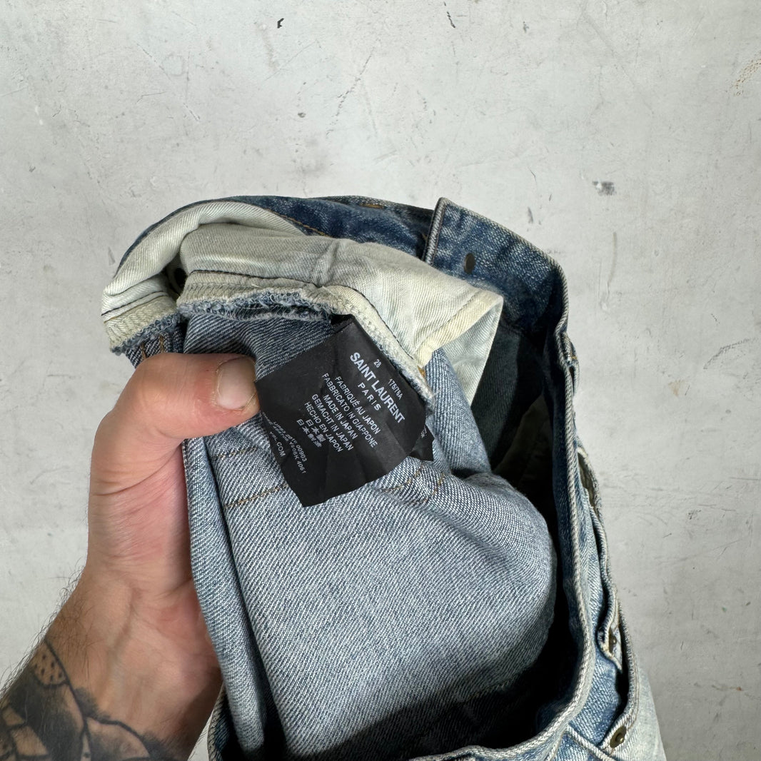Saint Laurent Lightwash D02 Repaired Jeans