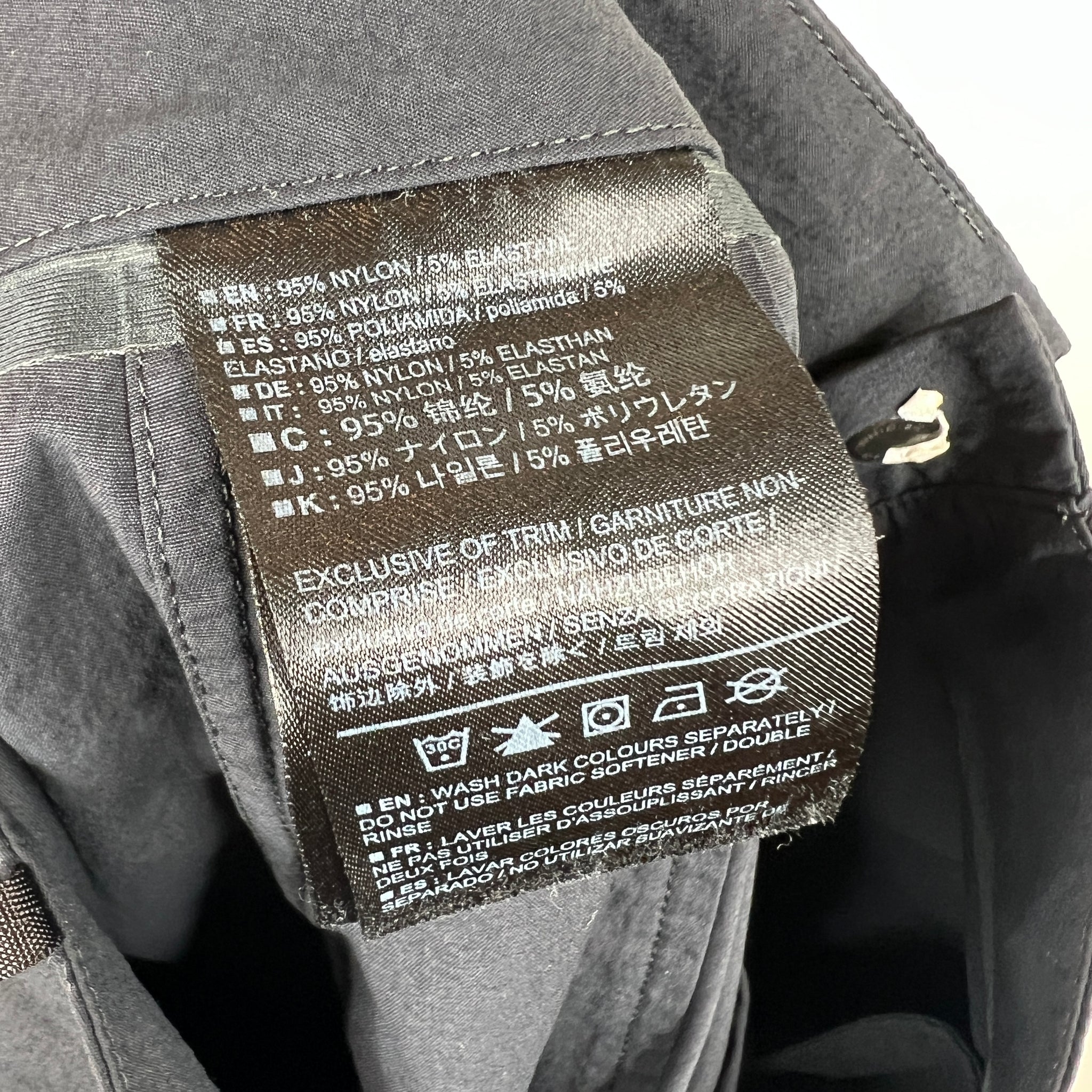 Arc'teryx Navy Nylon Trousers