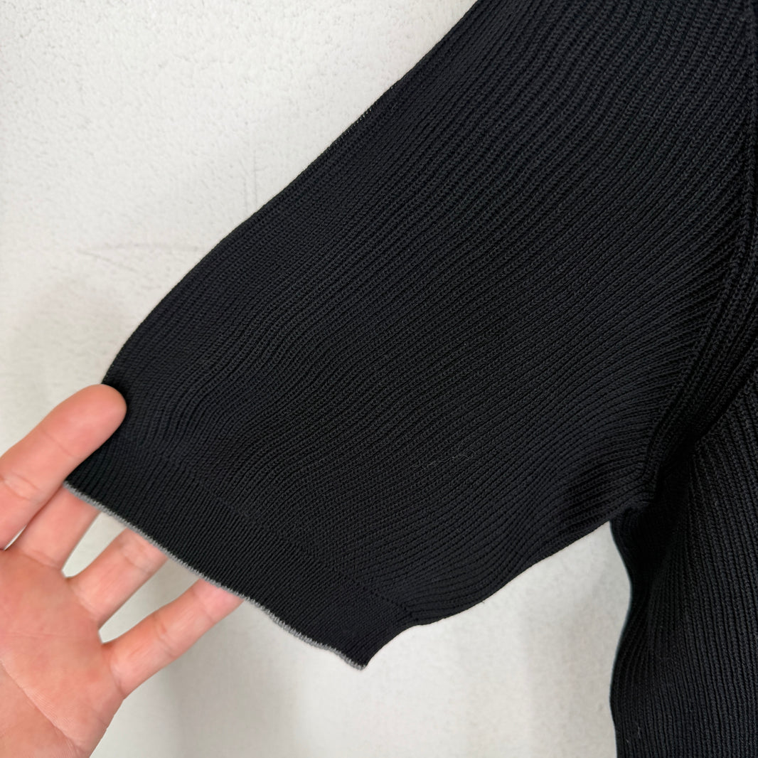 Brunello Cucinelli Ribbed Collar Polo