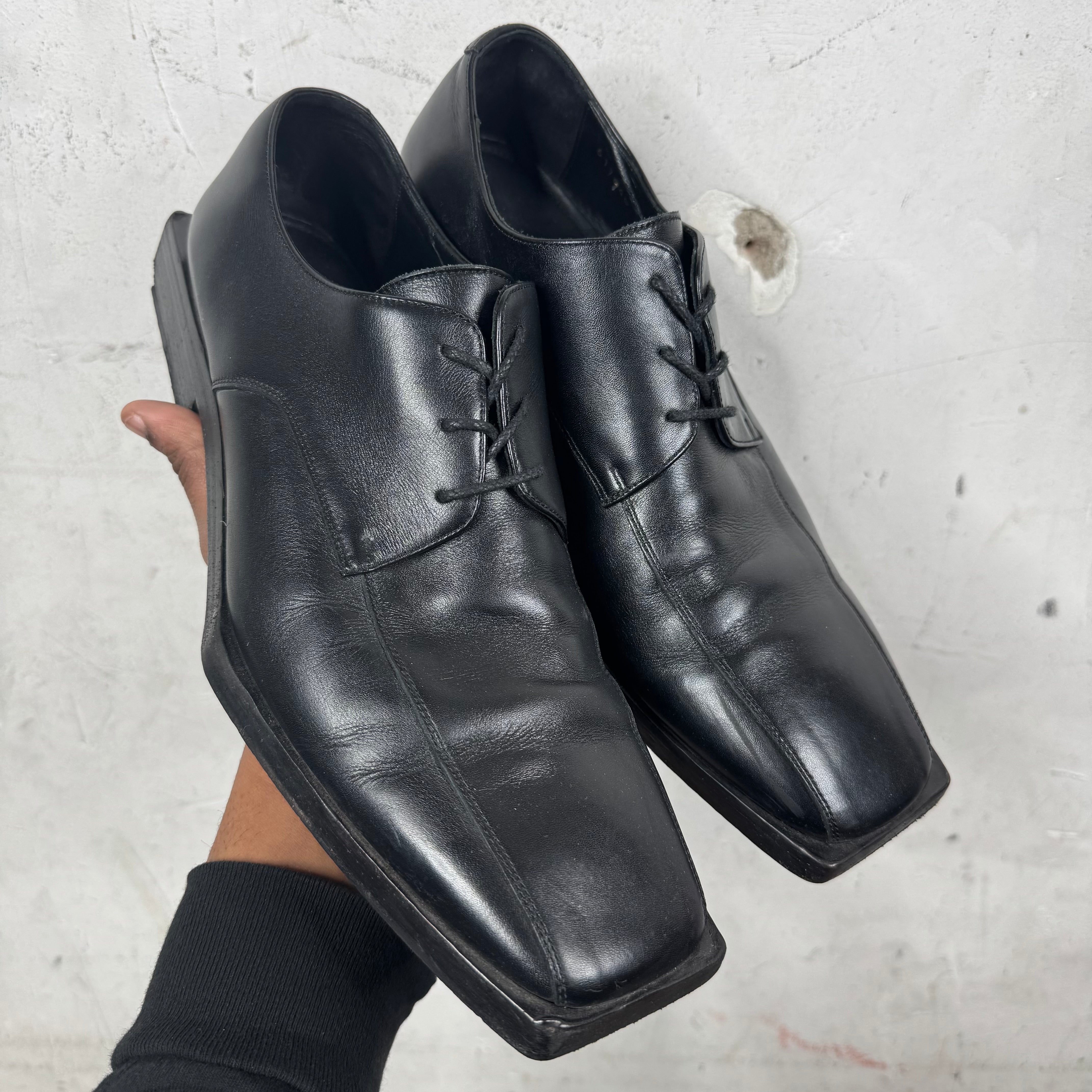 Balenciaga AW 19 Square Leather Derby's – www.Lukes.store