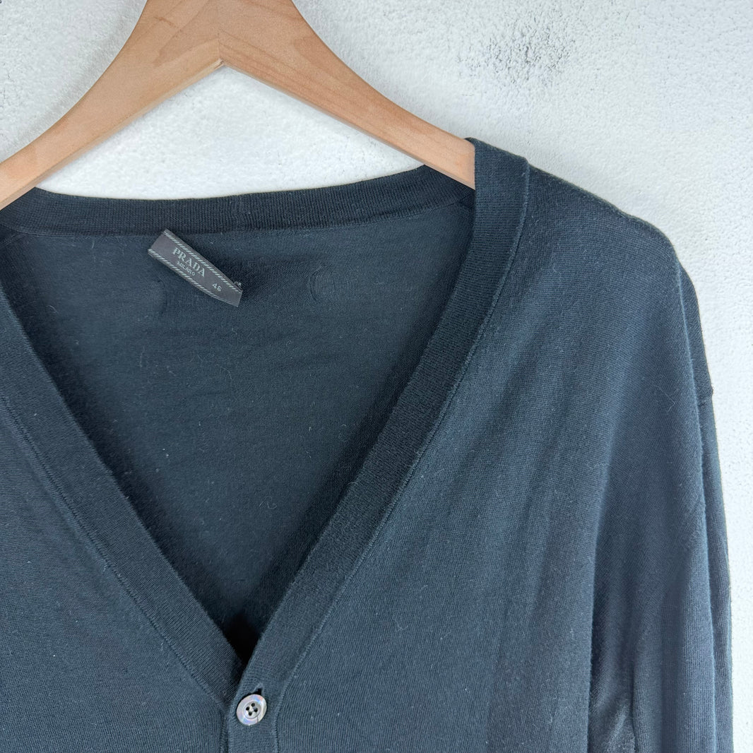 Prada Thin Button Up Cardigan
