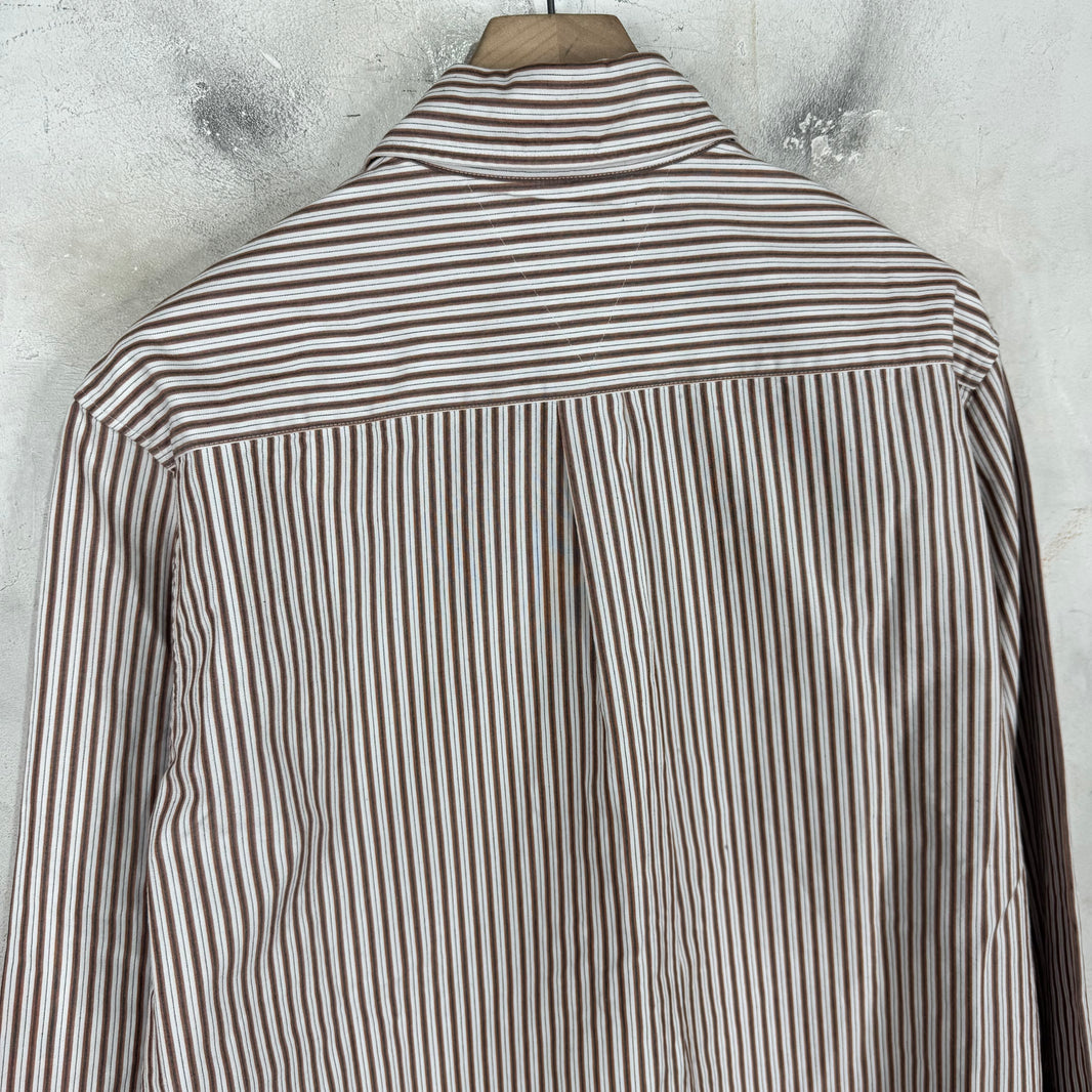 Bottega Veneta Striped Canvas Shirt