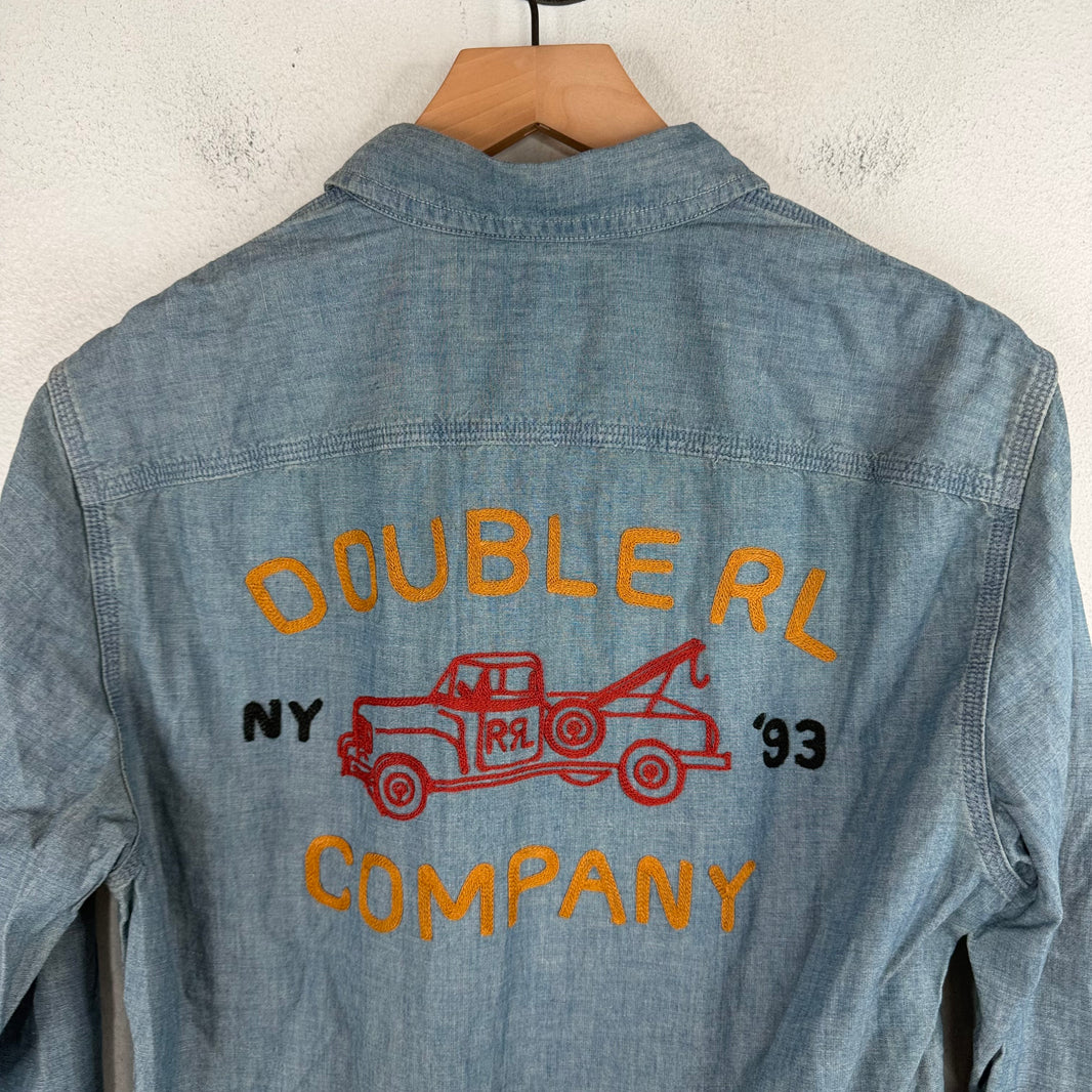 RRL Mechanic Chainstitch Button Up Shirt