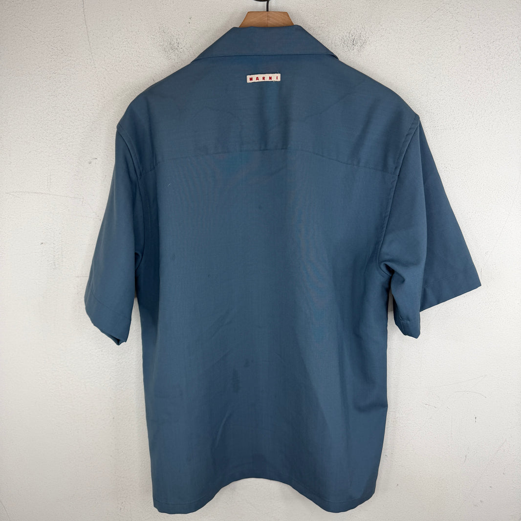 Marni Blue Button Up Shirt