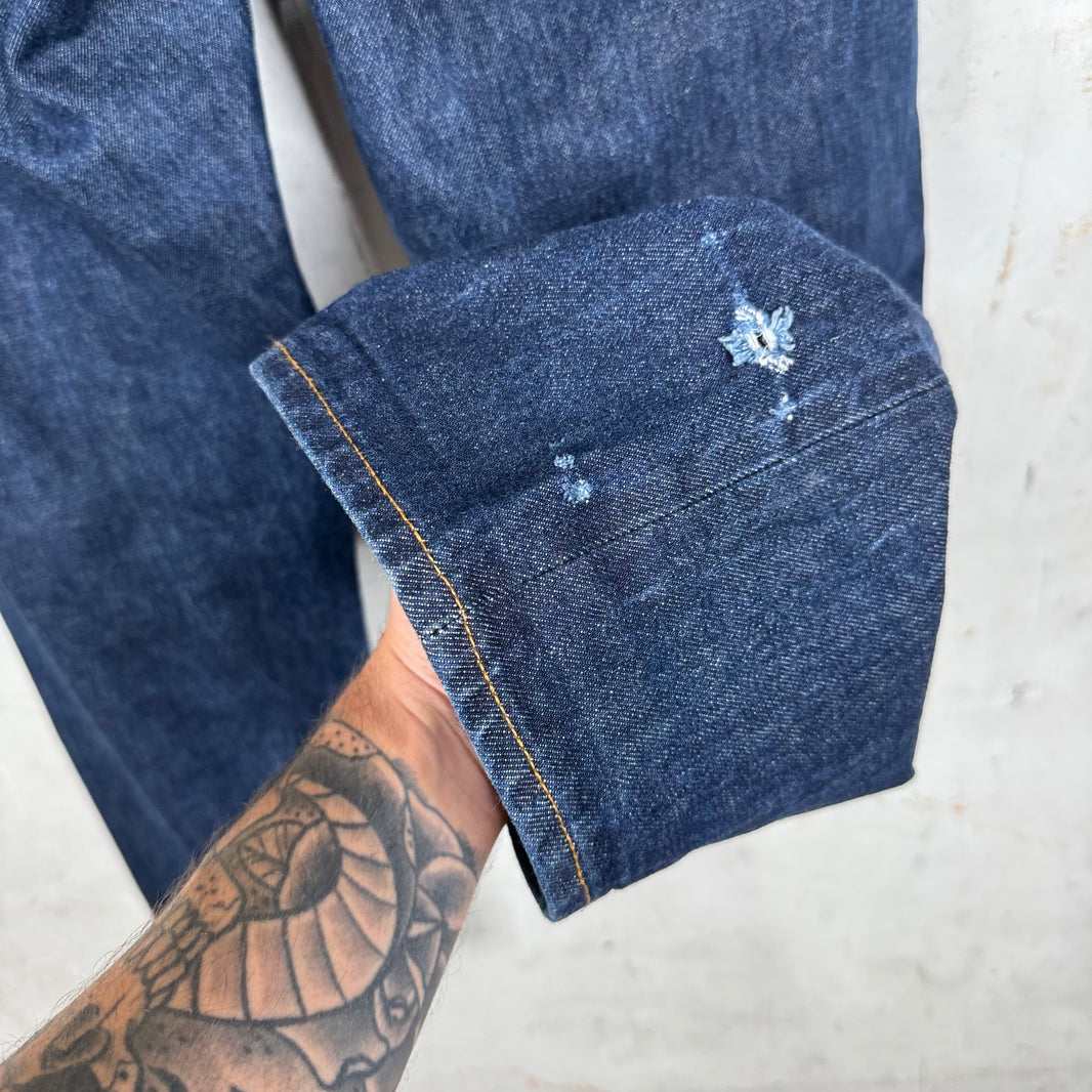 Supreme Thin Logo Raw Selvedge Jeans