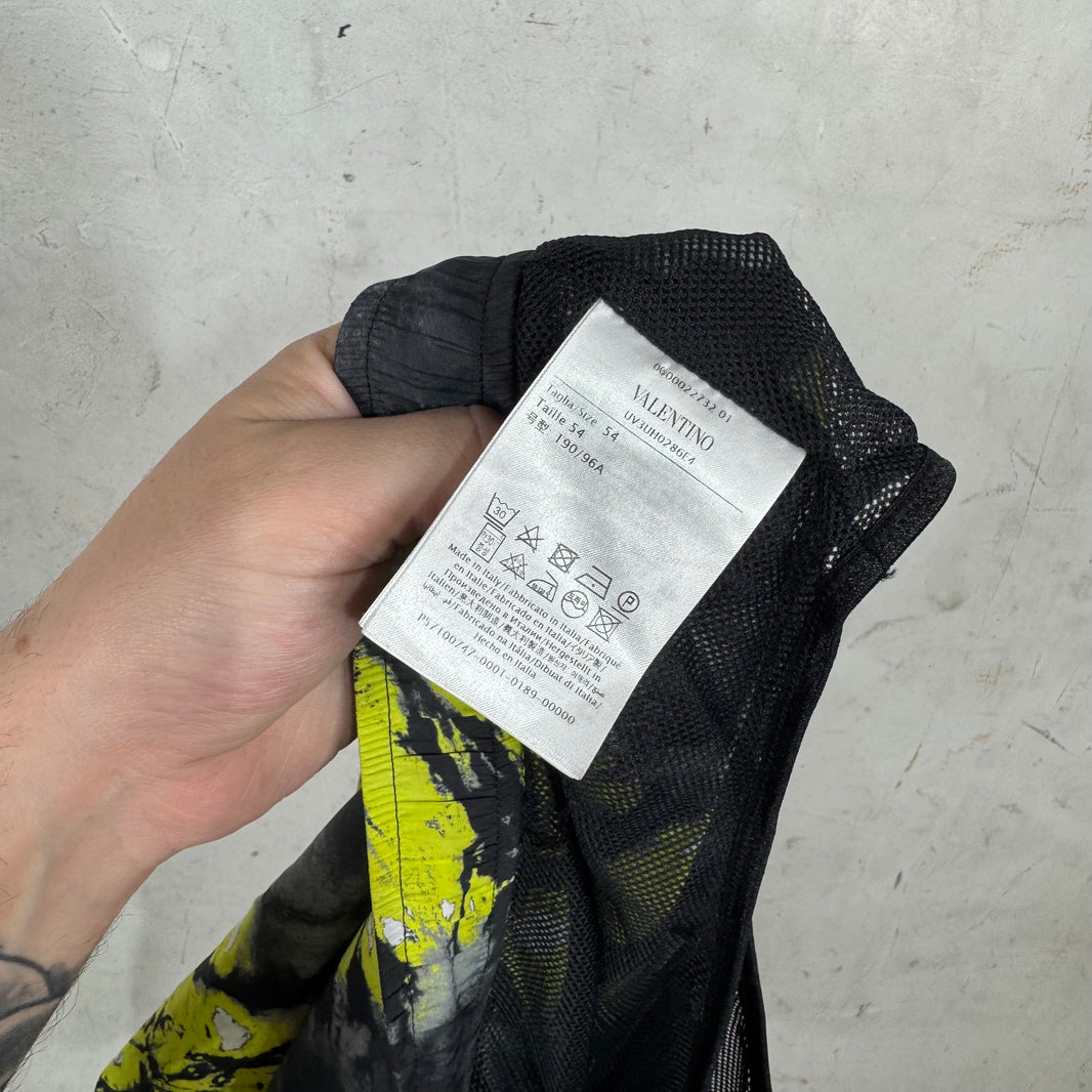 Valentino Neon Tie Dye Swim Trunks