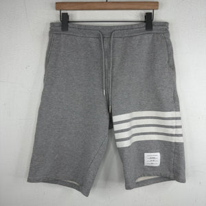 Thom Browne Gray Stripe Shorts