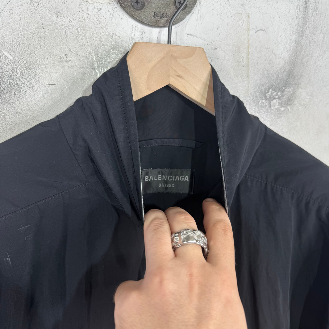 Balenciaga Cinched 3B Paneled Track Jacket