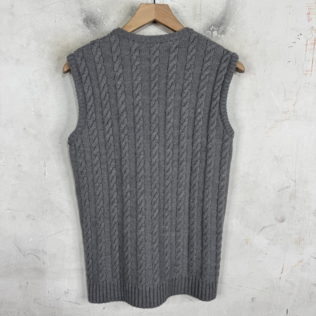 Raf Simons AW99-00 Cable Knit Sweater Vest