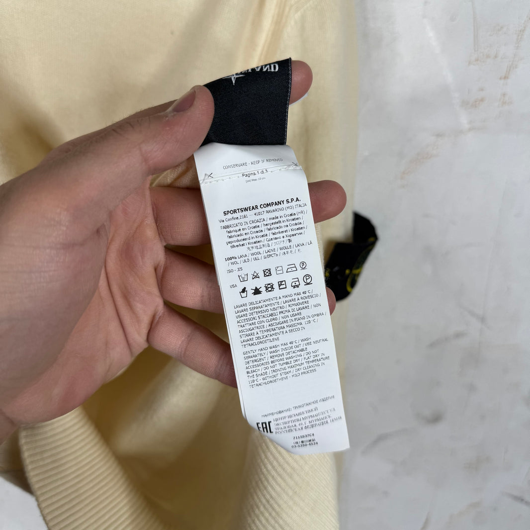 Stone Island Cream Turtleneck Sweater