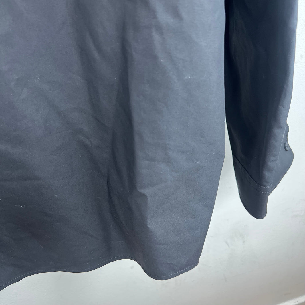 Balenciaga Black Cocoon Snap Button LS Shirt