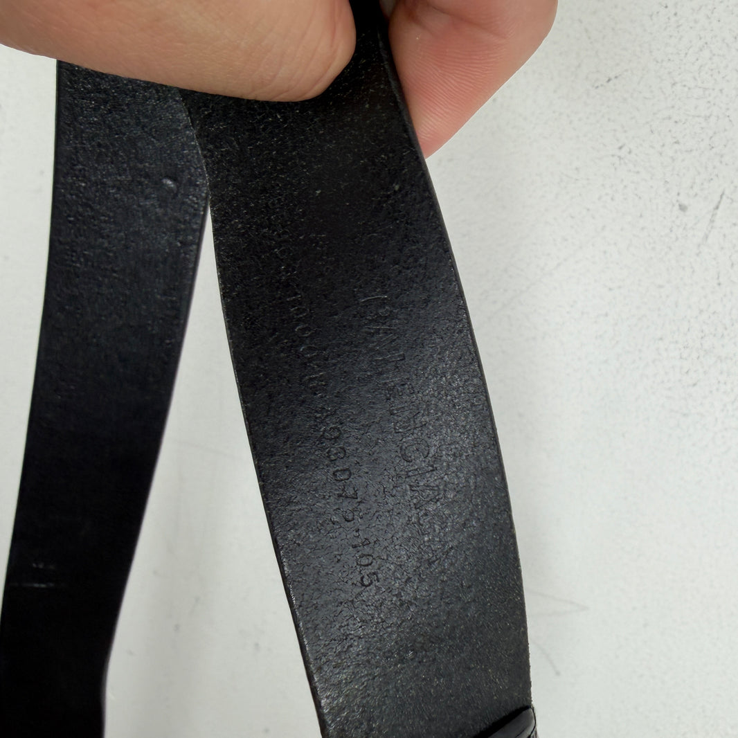 Balenciaga BB Plaque Buckle Belt