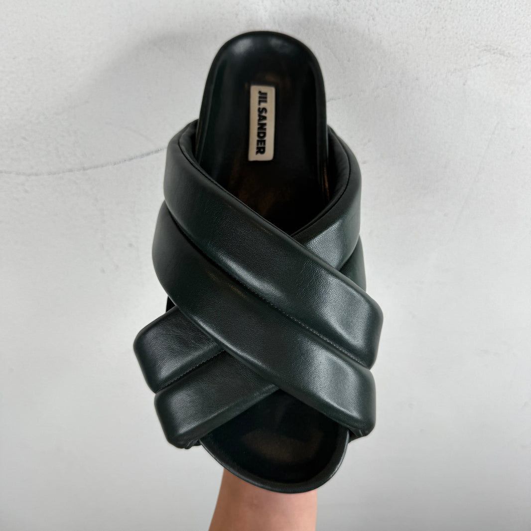 Jil Sander Puffed Twist Sandals
