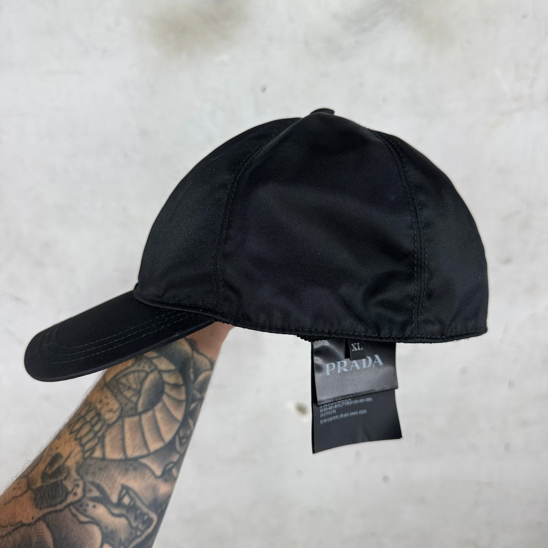 Prada Renylon Plaque Hat