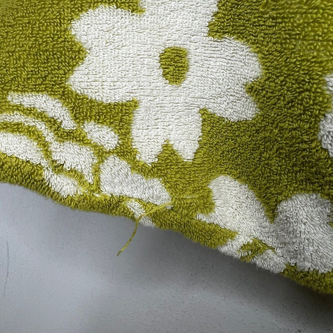 Prada Floral Green Terry Cloth Hoodie