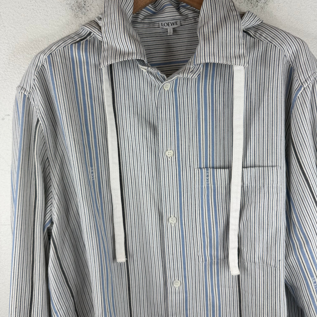 Loewe Striped Hooded L/S Shirt