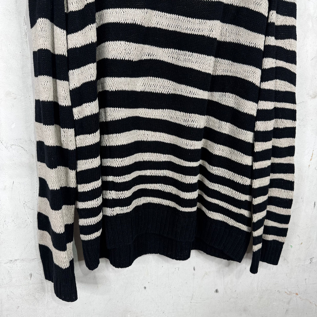 Yohji Yamamoto Pour Homme Striped Linen Knit