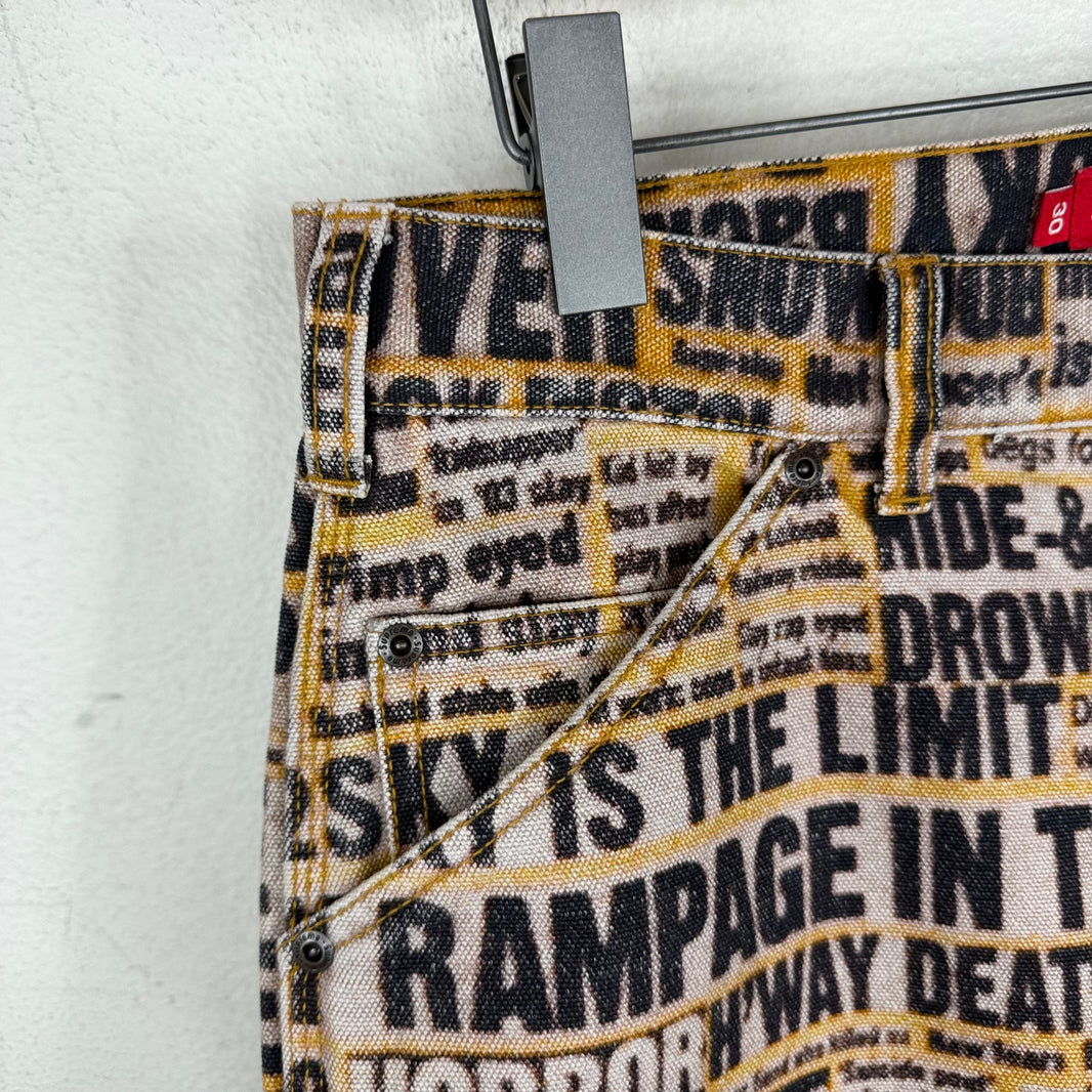 Supreme Dash Snow Newspaper Double Knee Pants